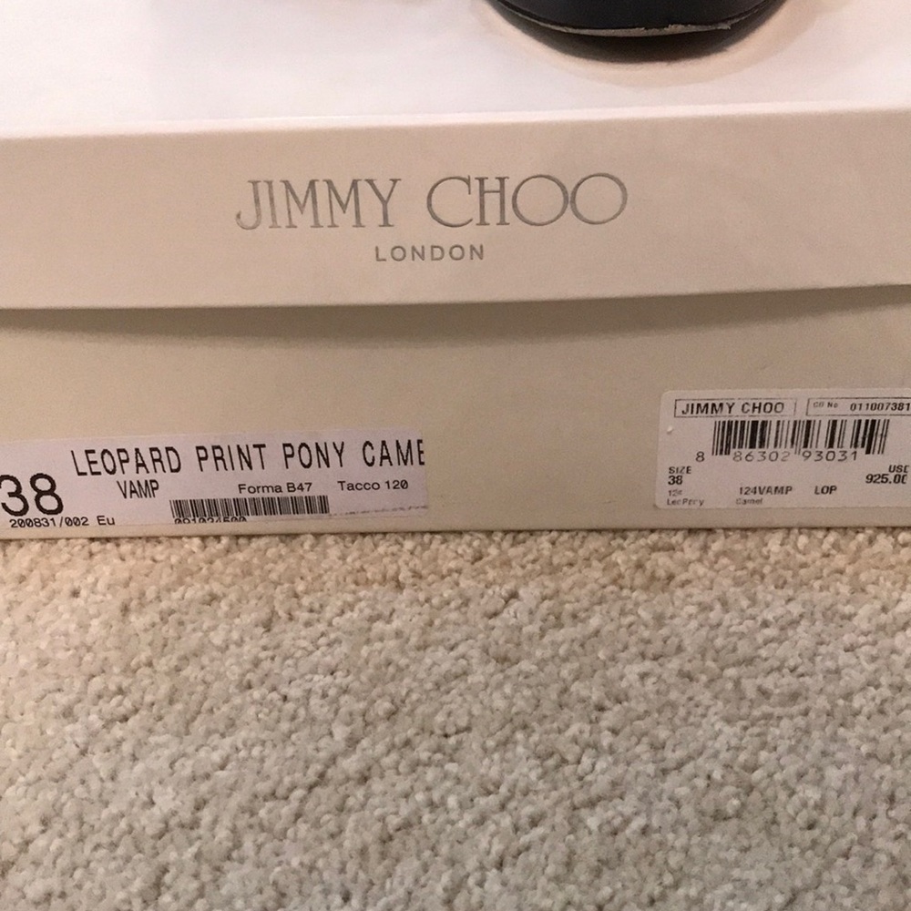 Jimmy Choo Leopard Print Platform Sandals - image 5